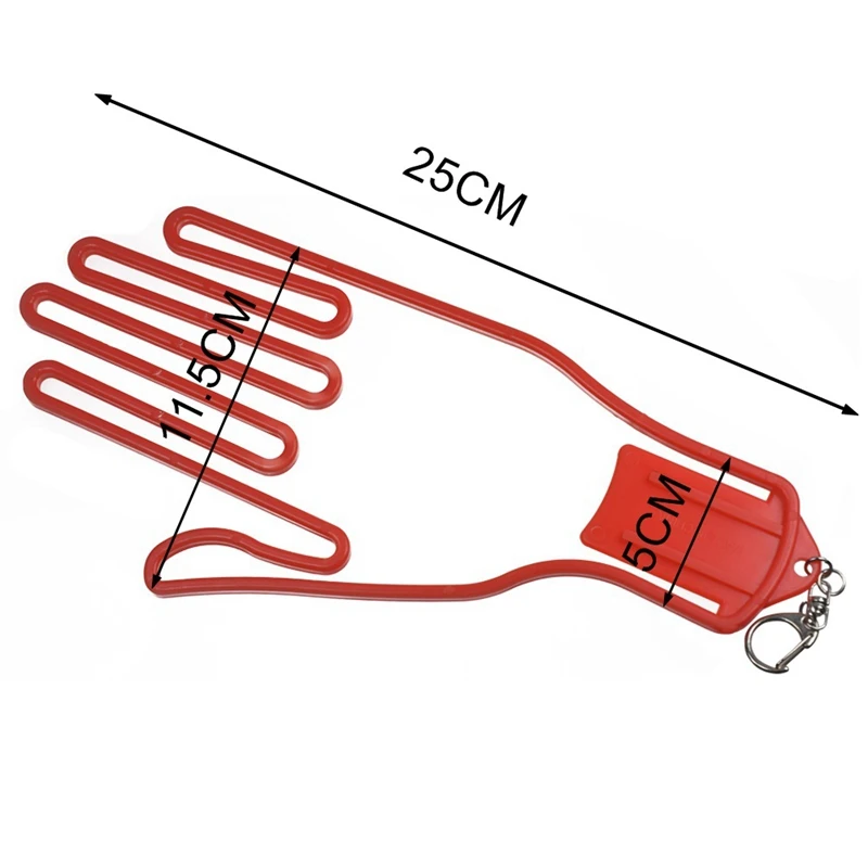 Перчатка для гольфа держатель с цепочкой для ключей пластиковая стойка для перчаток сушилка для белья носилки инструмент для гольфа Шестерня для наружных инструментов