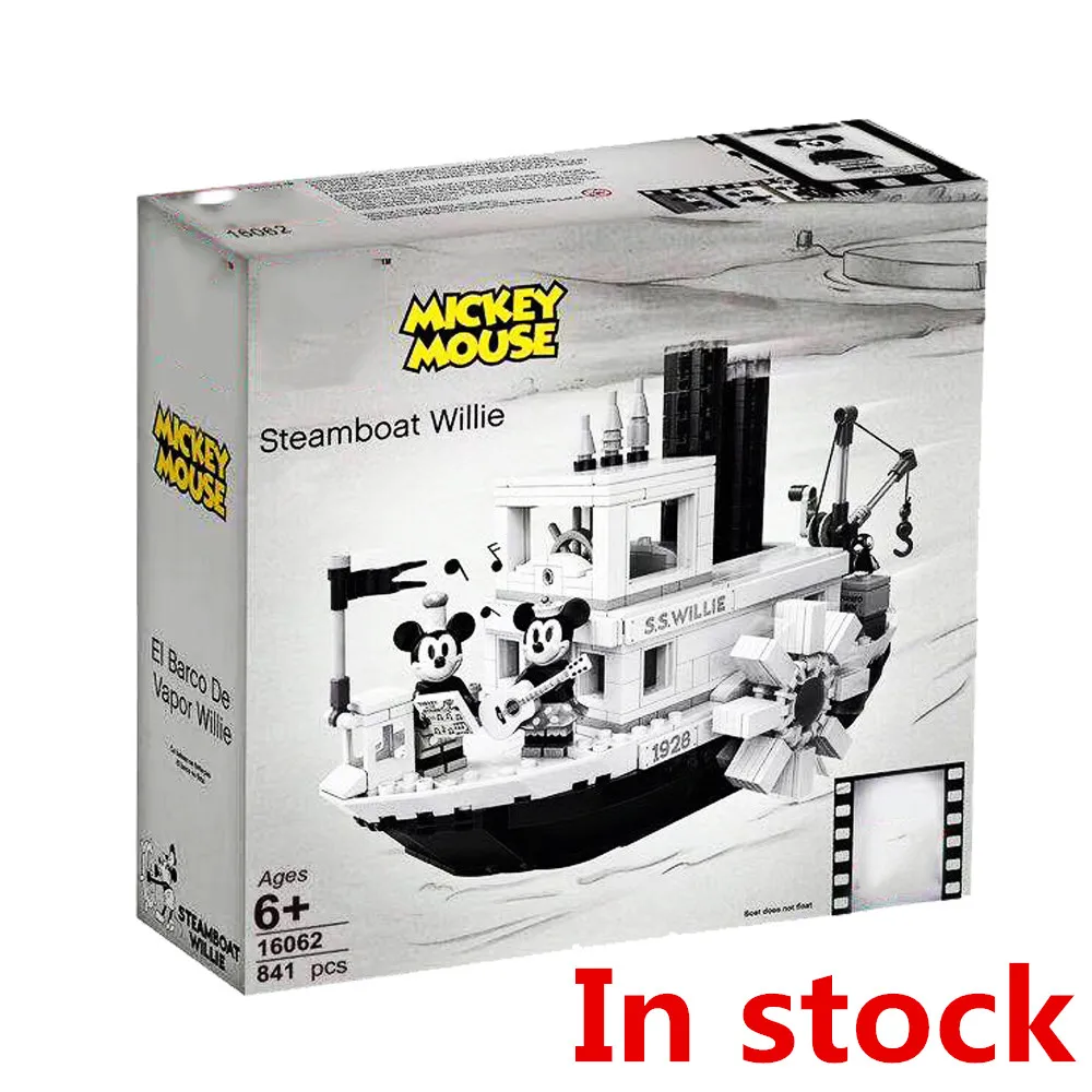

16062 Legoings New Wowpa Creator Expert Steamboat Willie Compatible Bricks Model Building kits Educational Toys