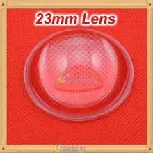 5 шт. 23 мм прозрачный высокий Мощность светодиодный линзой Отражатель коллиматорный 5-90 градусов для DIY высота 8 мм