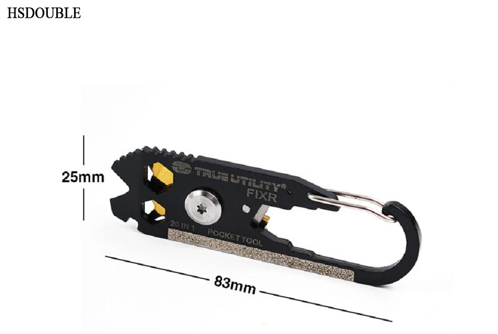 EDC Screwdriver Keychain Bottle Opener Kit For Camping Outdoor Hiking Multi ~