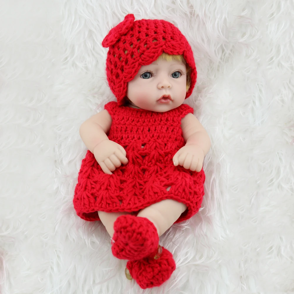 Куклы KAYDORA Reborn Silicone Body Baby Alive Doll для девочек милые игрушки 10 дюймов платье