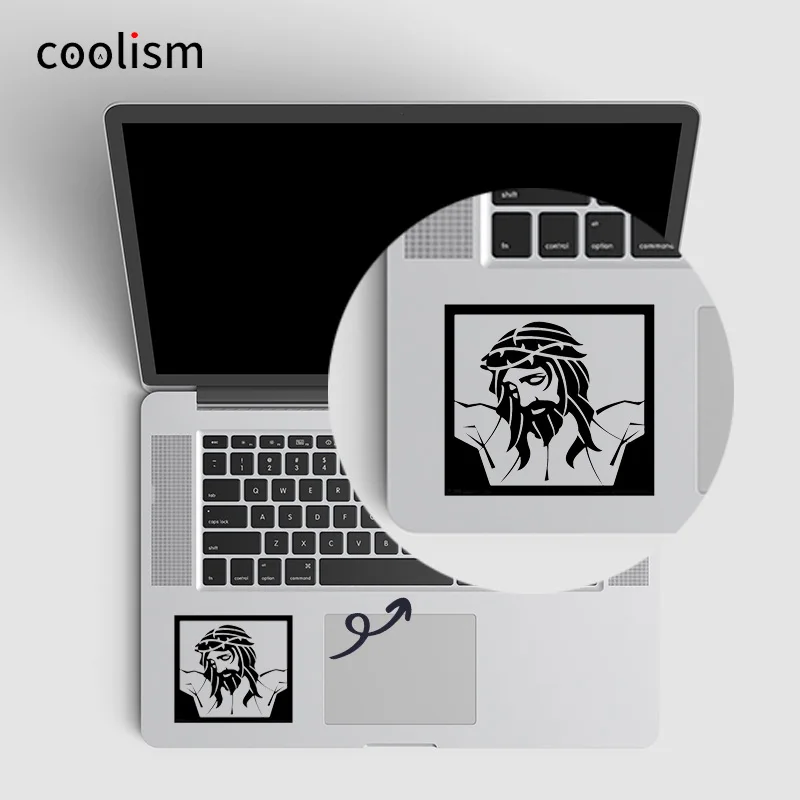 Jesus patibilis Laptop Sticker Vinyl Trackpad Decal for Macbook Air/ Pro/ Retina 11 12 13 15 inch Mac Suface Book Touchpad Skin