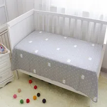 Простыня для детской кроватки s воздухопроницаемая детская простынь на резинке для новорожденных кроватки из чистого хлопка с принтом простыня для детской кроватки для мальчиков и девочек
