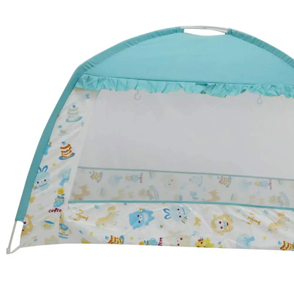

Foldable Crib Tent Zip-up Bed Canopy Mesh Playpen Cot Safety Mosquito Net