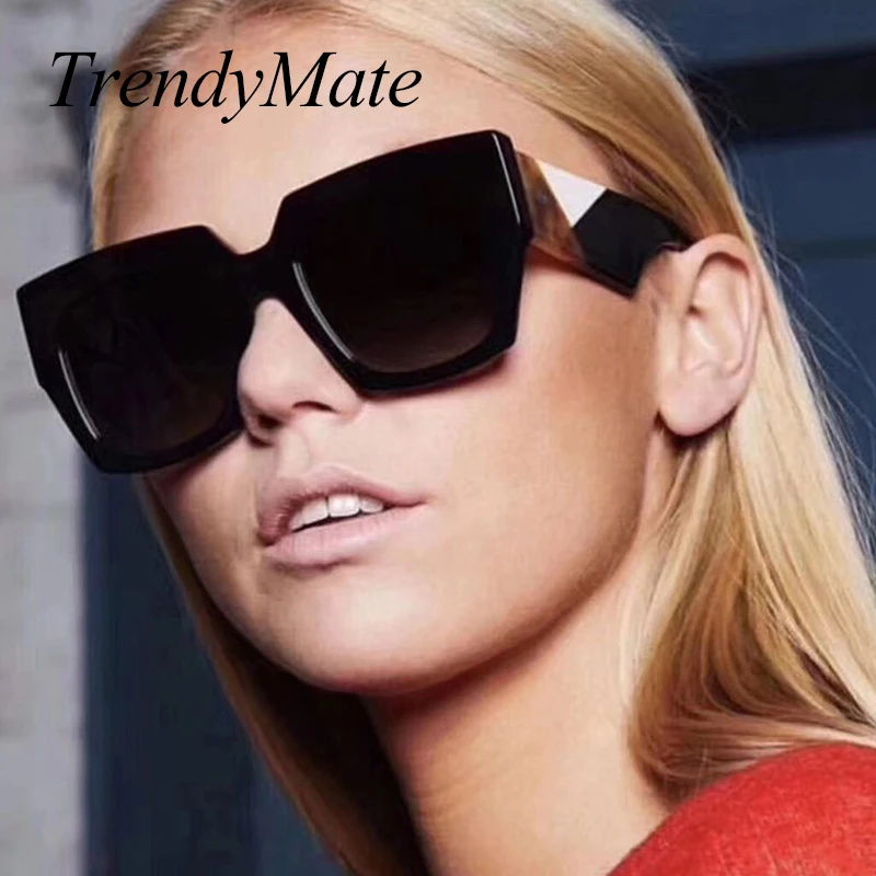 Очки солнцезащитные женские в стиле ретро квадратной формы 1301T|sunglass shades|designer