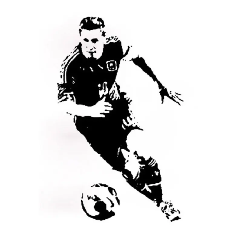 

2018 Bearoom Wall Stickers Football Star Messi Wall Decals Room Removable Vinyl Wallpaper Home Decoration Pegatinas sticker