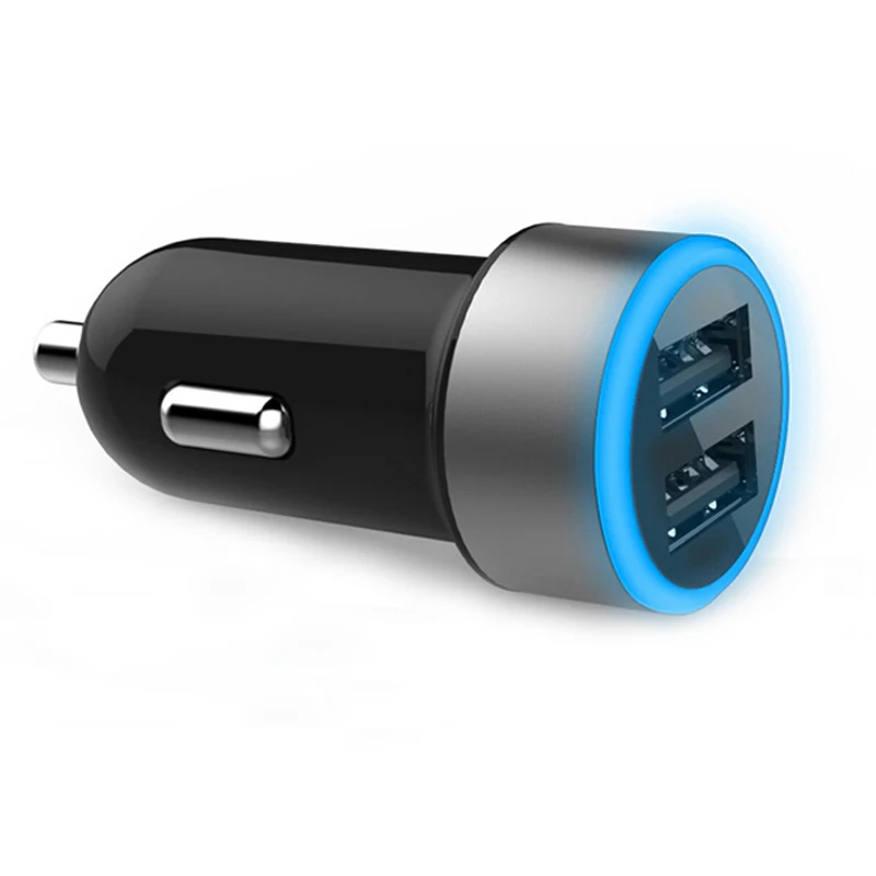 INGMAYA зарядное устройство для автомобиля с двумя портами USB 4.8A Быстрая зарядка iPhone