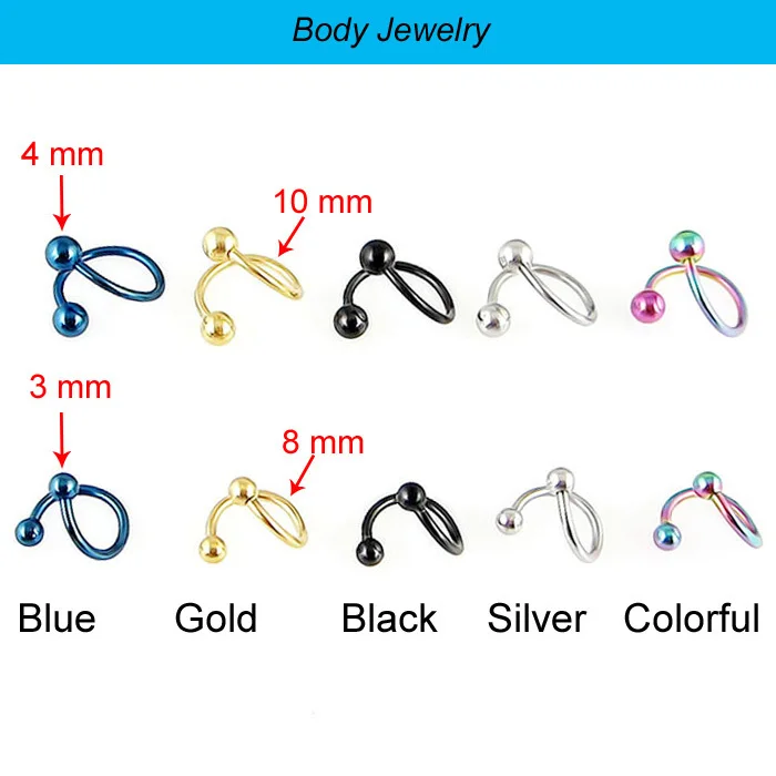 2 шт. шаровые титана из нержавеющей стали "S" в форме серьги-гвоздики мужской модный пирсинг Plug& Tunnel ювелирные изделия для тела