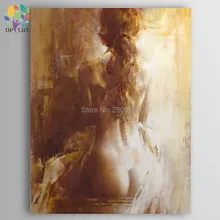 hand painted naked oil painting old retro style nude woman beauty canvas art artwork classical wall decoration figure picture