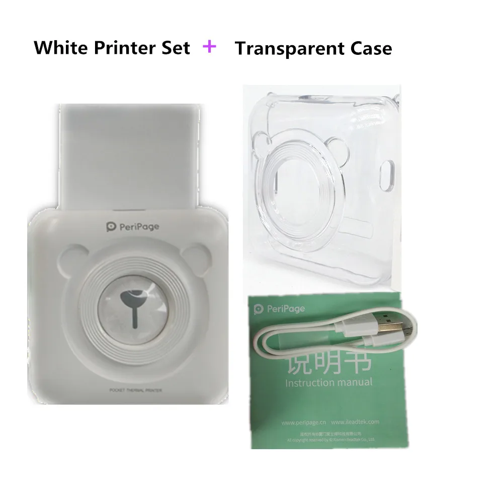 GOOJPRT A6 Peripage Bluetooth портативный мини фотопринтер карманный термопринтер с защитным