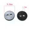 30Pcs Black mother of pearl shirt buttons natural shell buttons black iridescent Buttons 9mm~11.5mm ► Photo 2/6