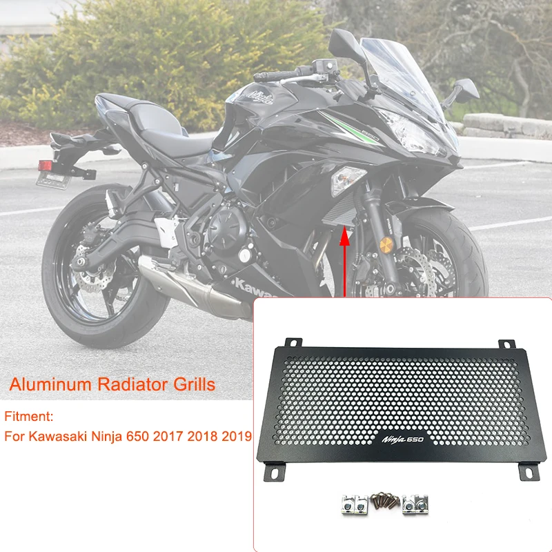 2019 для Kawasaki Ninja 650 2017 2018 Ninja650 мотоциклетный радиатор решетка радиатора защитный