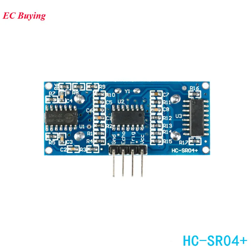 HC-SR04 плюс модуль ультразвукового датчика HC-SR04+ для Arduino ультразвуковая измерительная плата расстояния 3,3 V 3,5 V электронная печатная плата DIY