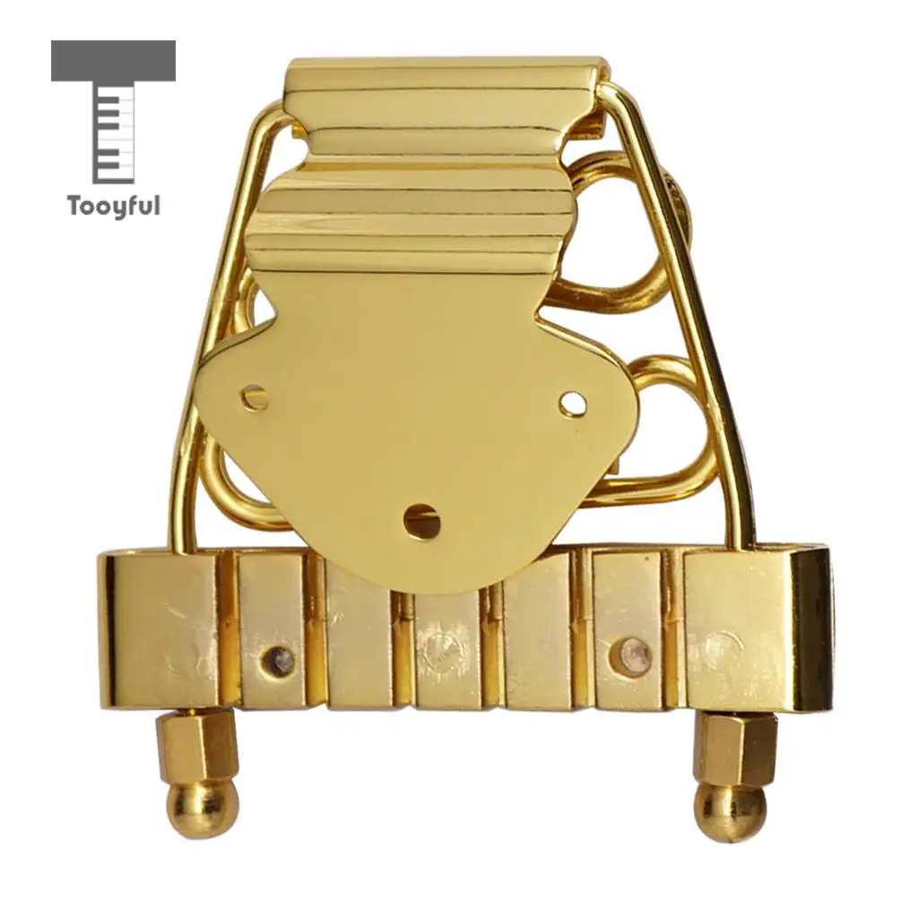 Tooyful Trapeze Tailpiece Deluxe for 6-String Hollow Semi Hollow Archtop Jazz Guitar