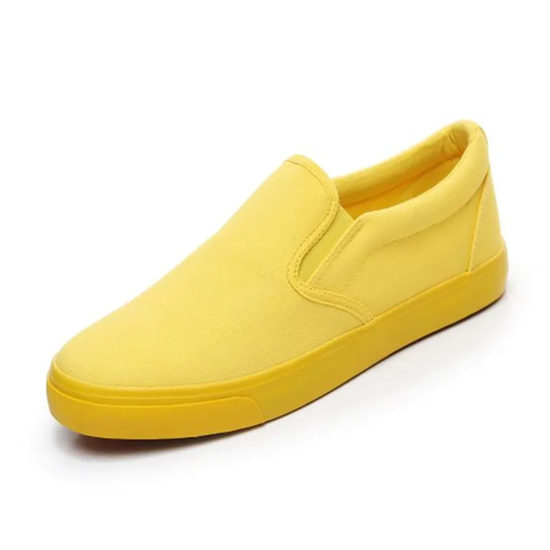

YeddaMavis Women Shoes Yellow Canvas Shoes Spring New Breathable Platform Sneakers Trainers Womens Shoes Woman Zapatos De Mujer