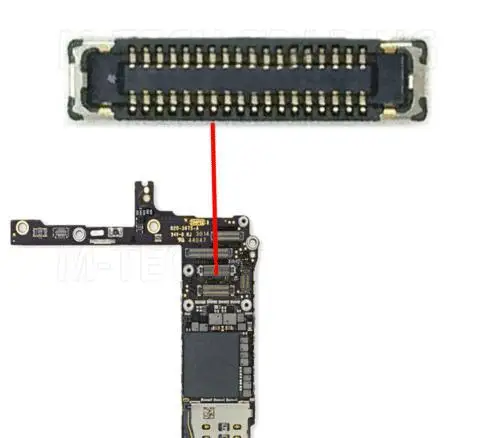 

10pcs/lot, J2019 LCD display screen FPC connector for iPhone 6plus 6 PLUS 6P 6+ 5.5inch 5.5' on motherboard, HK free ship