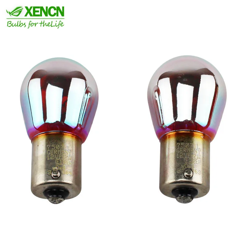 

XENCN S25 PY21W BAU15s 12V 21W Super Mirror Stop Turn Signal Bulbs Car Reversing Bulb Light For Honda Toyota Free Shipping