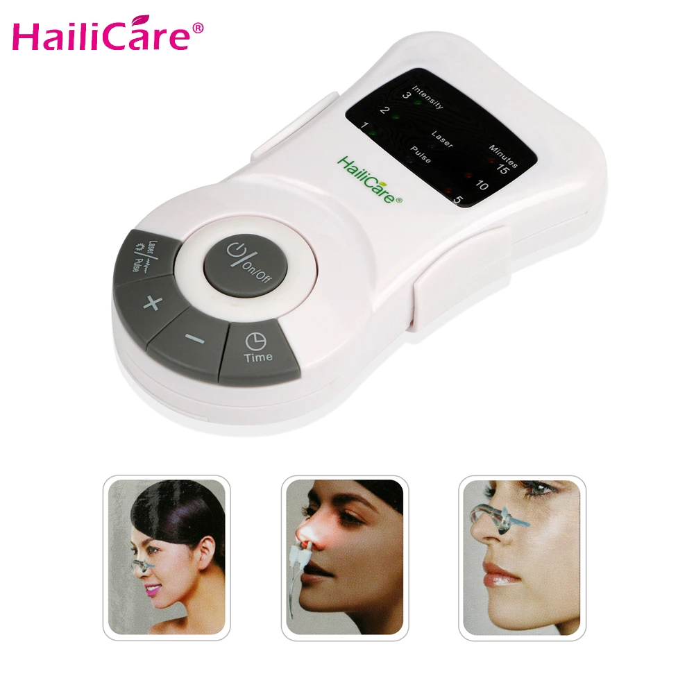 Nose Allergy Reliever Massage Laser Rhinitis Therapy Treatment Massager For Stuffy Nose Nasal Itching Sneezing Health Care