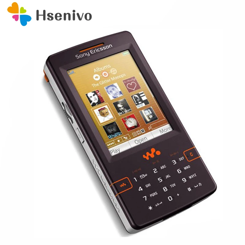 W950 Unlokced Sony Ericsson W950 W950i мобильный телефон 2G Bluetooth FM разблокированный сотовый телефон