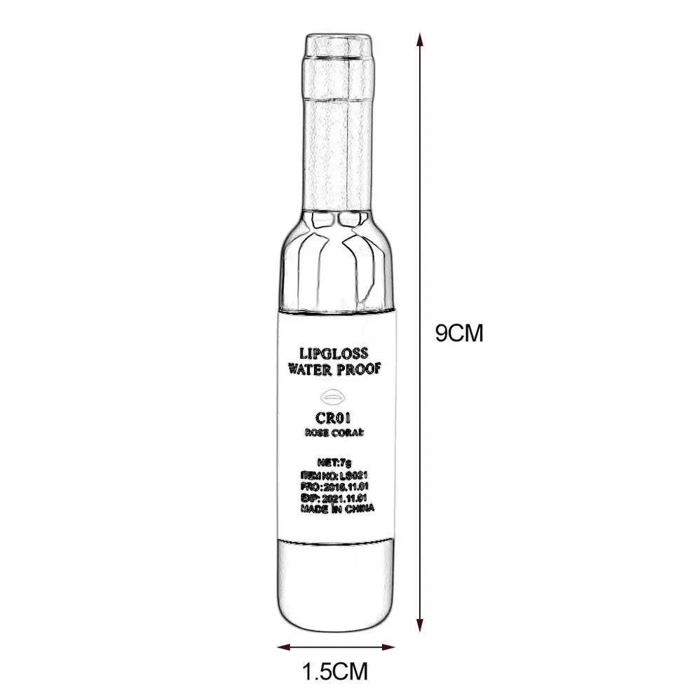 BearPaw, новинка, корейский макияж, блеск для губ, винный оттенок для губ, водонепроницаемый блеск для губ, блеск для губ, легко носить, секс, красное вино, бутылка, жидкая помада