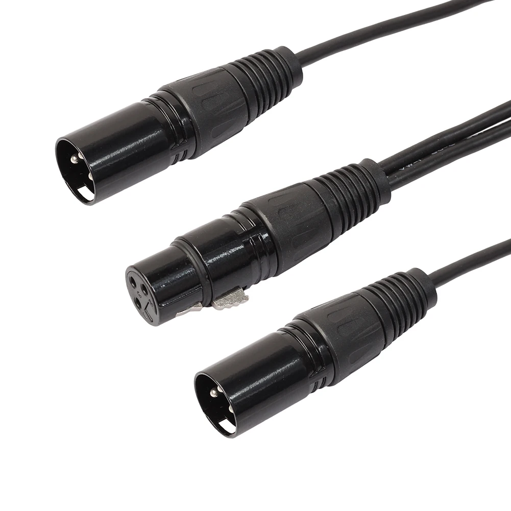 0 3 м 1 фут 3P XLR гнездовой разъем к двойному 2 штекерному разъему Y разветвитель