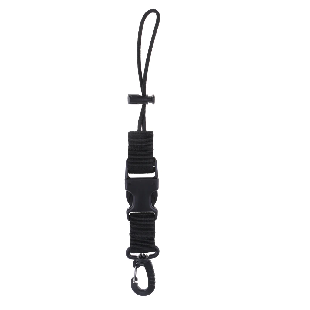 Premium Nylon Scuba Diving Lanyard Strap Camera Light Holder Belt Swivel Clip Attachment Diving Accessories
