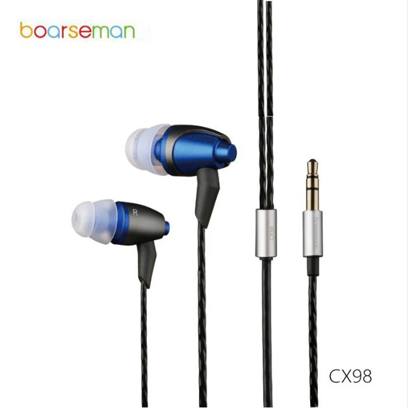 Boarseman CX98 в ухо наушники 3 5 мм Hifi динамические для xiaomi mi5 samsung телефонов компьютер G8