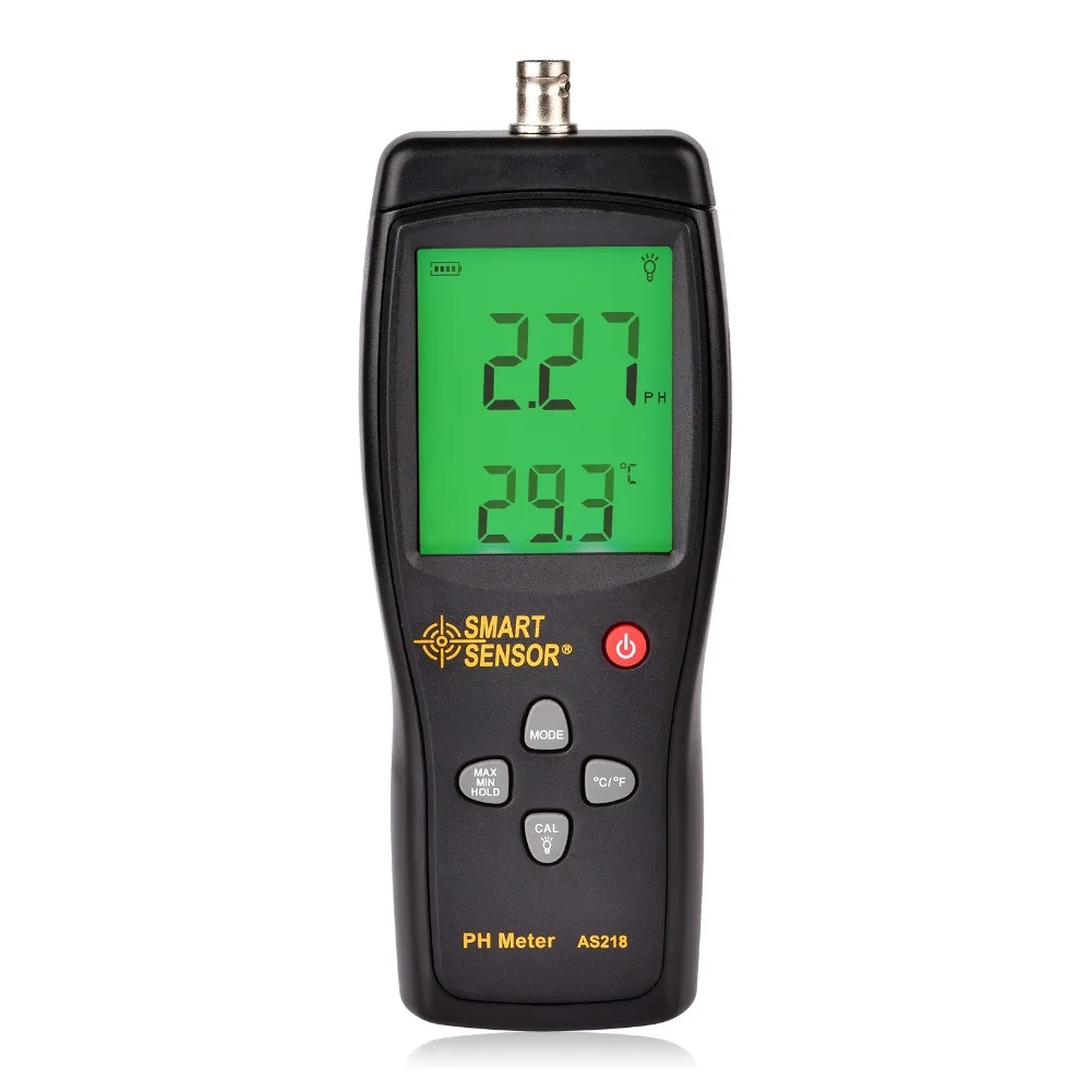 

Digital PH meter AS218 Aquarium pH Meter Drinking Water Tester Analyzer Temperature Backlight High Precision Acidimeter