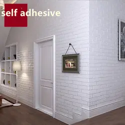 Самоклеющиеся обои для стен 3D кирпич стены Paprs Home Decor мультфильм детей фото обои рулоны для Гостиная