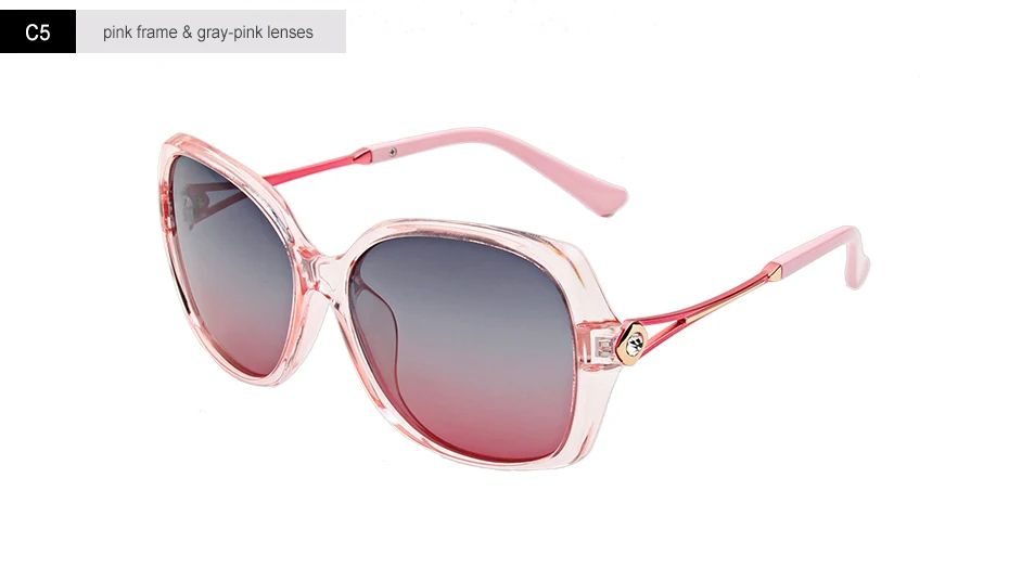 Женские солнцезащитные очки с квадратной оправой, поляризационные, UV400, Ретро стиль, градиентные