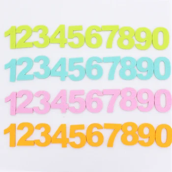 

Number 0-9 Polyester Felt Fabric For Sewing Fabric For Scrapbooking Felt Craft Fieltro Feltro Mix Feutrine 3mm Thickness