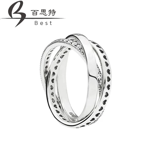 

BEST 100% sterling silver 1:12018 ring 196547CZ DIY For Hand Catenary free of charge