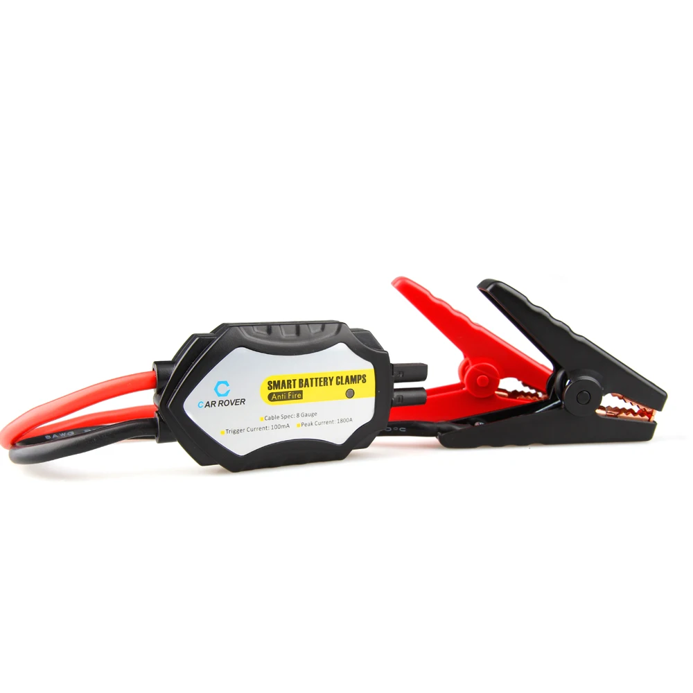 

Intelligent Alligator Clamps Smart Jumper Cables with Car Battery Charger Clamps Emergency Jump Starter Kit for 12V Vehicle