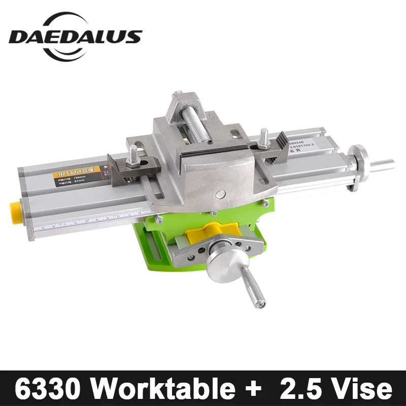 CNC Mini 330 * 95mm Bench Drill Working Table