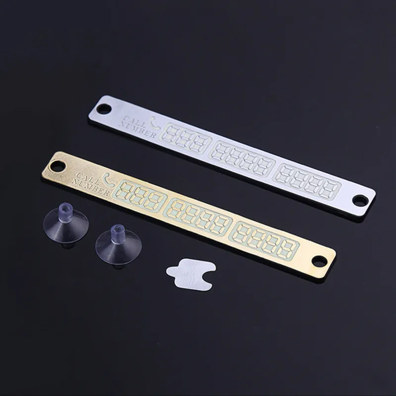 

Car Temporary Parking Card Luminous Phone Number Card Plate for Toyota Camry Highlander RAV4 Crown Reiz Corolla Vios Yaris L