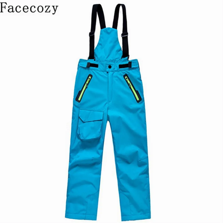 Facecozy niños y niñas invierno al aire libre senderismo Softshell deportes pantalones niños a prueba de viento interior pulgas escalada y Trekking Pantalones