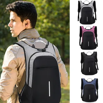 

HU WAI JIAN FENG 2019 TOP Outdoor USB Charge Camping Backpack Lock Shoulder Hiking Business Travel Bag 1.10