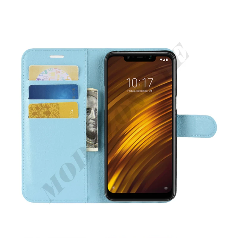 Xiaomi Pocophone F1 Case Flip Luxury PU Leather Cover Phone Case For Xiomi Xiaomi Pocophone F1 Poco F1 PocophoneF1 F 1 Case 6.18 -
