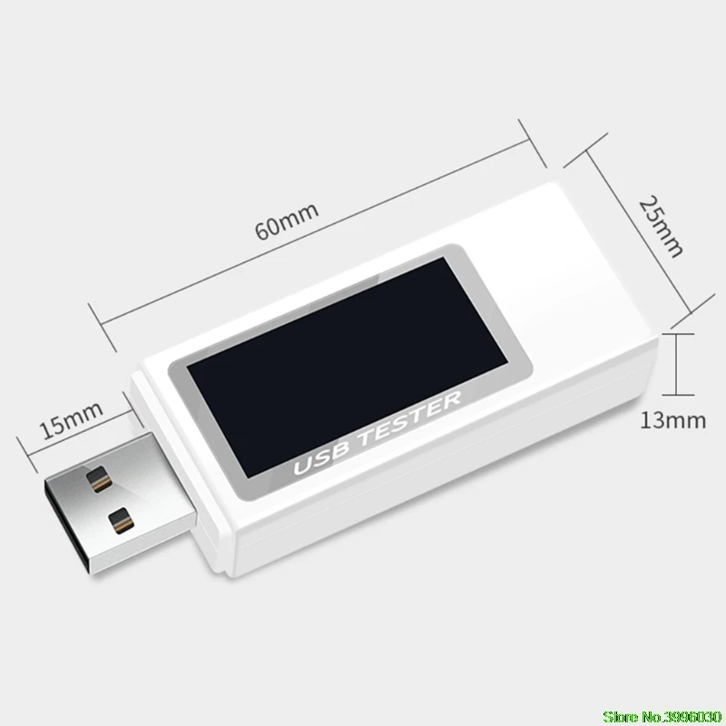 USB Tester Digital Voltmeter Current Voltage Charger Capacity Detector Indicator