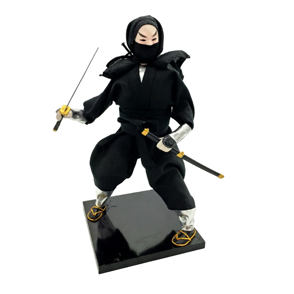 Post-Modern Japanese Samurai Male Doll Oriental Doll Oriental Desk Ornament Crafts 12'' 30cm