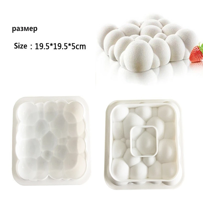 

Baking Pastry Mould Irregular Cloud Design Silicone Forms Cake Mold