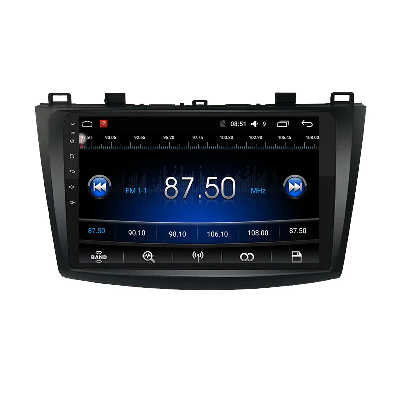Clearance Funrover 9" 2 din car dvd radio recorder multimedia for MAZDA 3 mazda3 2010-2013 android 8.0 wifi gps stereo navi headunit video 3