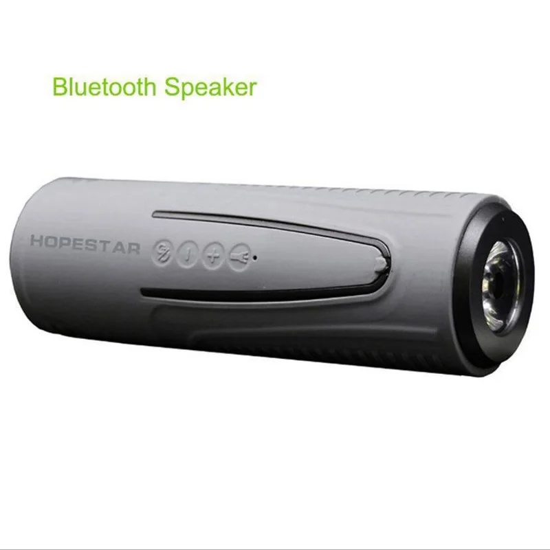 Портативный Bluetooth динамик открытый многофункциональный велосипедный кронштейн со световым динамиком стерео водонепроницаемый Bluetooth динамик - Цвет: Серый