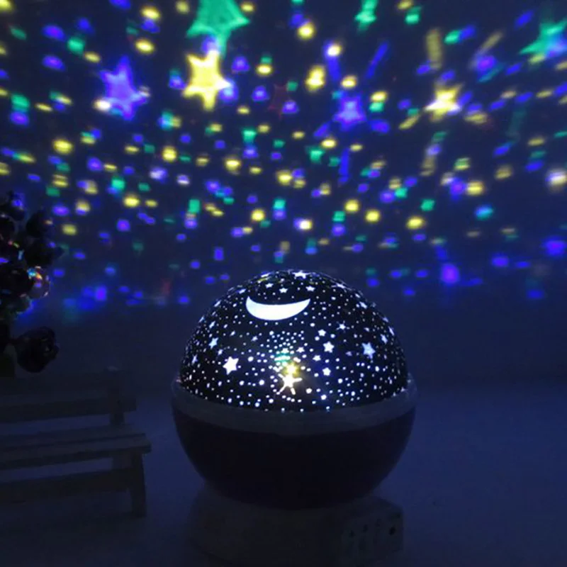 Stars Sky LED Light Up Toy Projector Moon Novelty Toys Glow In The Dark Toys For Kids Baby Children Sleepings Christmas Gift