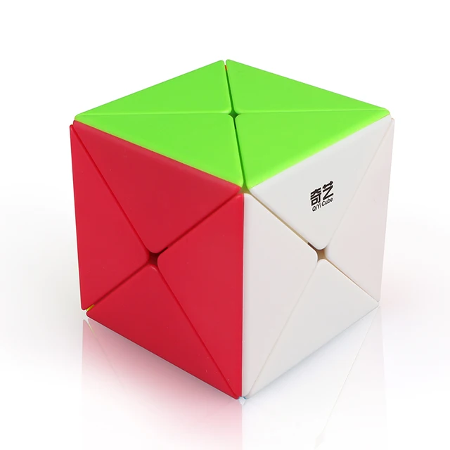 Original Qiyi X Cube 2x2x2 X-shaped magic cube qiyi X Cubing Speed  2x2 cubo magico Strange-shape puzzle cube Toys 2