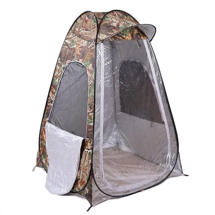 

Single Person Fishing Portable Outdoor Pop Up Tent With Uv Function 120*120*170cm Can Be Use As Ice Or Night