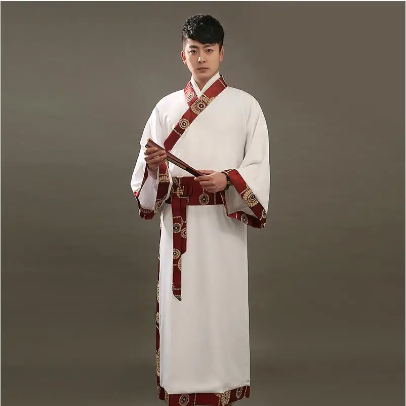 Men's clothing man modified costume Hanfu scholar lay clothes  Boy Robe Dance Folk Costume Cosplay  Novelty & Special Use