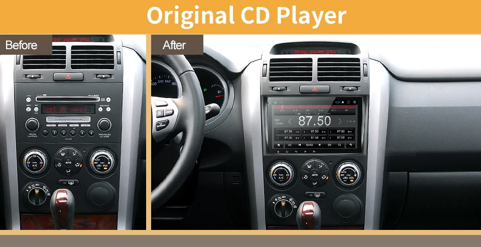 Top Octa Core Android 9.0 car dvd for Suzuki Grand Vitara 2005-2012 multimedia headunit GPS Radio gps player stereo gps 1