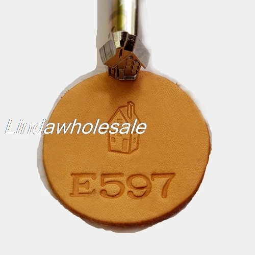 E597 Японский E597/E593/E592/E591 Инструменты для печати, кожаный штамп, резьба по коже - Цвет: E597