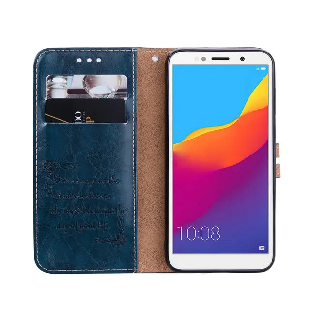 Чехол для Honor 7A, DUA-L22, откидная крышка, чехол для huawei Honor 7A Pro, роскошный кожаный кошелек для Honor7A A7 A 7 7aPro